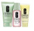 Clinique 3 Step Travel Size Set For Combination Oily To Oily Skin Liquid Facial Soap Oily Skin Clarifying Lotion Skin Type 3 Dramatically Different Moisturizing Gel