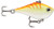 Rapala Ultra Light Rippin Rap 04 Orange Tiger UV Lure