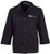 NCAA Citadel Bulldogs Womens Solid Three Quarter Sleeve Button Front Blouse Black 2X