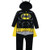 Warner Bros Justice League Batman Toddler Boys Costume Coverall Hood Cape 3T
