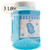 The Candery Cotton Candy Floss Sugar Raspberry Blue- Reusable Plastic Jars - Easy Pour and Scoop Spout - 48oz 3LB