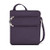 Travelon AntiTheft Classic Slim Dbl Zip Crossbody Bag Purple One Size
