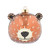 kat  annie Ornament Little Bear Brown White Gold