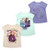 Disney 3 Pack Frozen II T Shirts for Girls and Toddlers with Princess Elsa and Anna