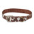 MuttNation Fueled by Miranda Lambert Brown Cowhide Print Custom Fit Dog Collar