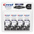 Crest Charcoal 3D White Toothpaste Whitening Therapy Deep Clean with Fluoride Invigorating Mint 41 Ounce Pack of 4