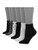 Hanes Womens ComfortSoft Ankle Socks 6 Pair Pack BlackWhite Assorted Shoe Size 59