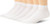 Hanes Ultimate Mens 6Pack FreshIQ Ankle Socks White One Size Shoe Size 612