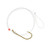 South Bend Snelled Aberdeen Gold Hooks  #8