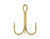 South Bend Gold Treble Hook