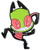 Dancing Zim  Licensed Invader Zim Collectible Pin