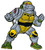 Metalhead  Licensed TMNT Collectible Pin