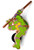 Gold Donatello 35 Years of TMNT Limited Run Collectible Pin