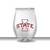 Iowa State Stemless Shatterproof Heavy Duty Wine or Beverage Glass