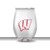 Wisconsin Badgers Stemless Shatterproof Heavy Duty Wine or Beverage Glass
