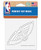 WinCraft NBA New Orleans Pelicans 4x4 inch White Decal Sticker