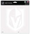 WinCraft NHL Las Vegas Golden Knights Logo 4 x 4 inch Outdoor White Decal