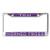 WinCraft NCAA Texas Christian Horned Frogs Inlaid Metal License Plate Frame 2Tag Corners