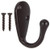 ProSource H63ORBPS Single Robe Hook DieCast Zinc Oil Rubbed Bronze