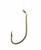 Eagle Claw 139H7 Baitholder Snelled Hook Size 7 2 Sliced Shank Offset Down Eye Bronze 6 per Pack