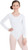 Capezio Big GirlsTeam Basic Long Sleeve Leotard White Medium 810