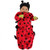 Sozo Baby Girls Ladybug Bunting  Hat Set Multicolor 06 Months