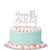 Silver Glitter Happy 18th Birthday Cake Topper  18th Birthday Cake Topper 18th Birthday Party Decoration