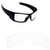 Alphax Crystal Clear Nonpolarized Replacement Lenses for Oakley Batwolf OO9101