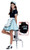 Adult Car Hop Girl 50s Costume One Size