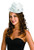 Rubies Costume Co 49881 White Satin Mini Top Hat with Sl Costume One Size Multicolor