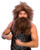 Rubies Characters Caveman Beard And Set Wig Brown One Size