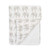 NoJo Serendipity  Ivory Elephant Print Plush Baby Blanket