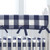 NoJo Kimberly Grant Woven Buffalo Check Navy Crib Rail Cover