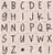 Hero Arts Woodblock Stamp Set Happy Upper Case Alphabet