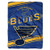 NHL St Louis Blues Stamp Raschel Throw Blanket 60 x 80