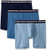 Tommy Hilfiger Mens Comfort  Multipack Boxer Briefs Dusty Blue MD