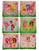 Set of 6 Strawberry Shortcake 24 Piece Puzzles (10" x 8")
