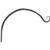 Panacea 89407 Forged Curved Hook Black 7Inch
