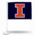 NCAA Rico Industries Car Flag including Pole Illinois Fighting Illini  I