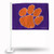 NCAA Rico Industries Car Flag including Pole Clemson Tigers  Purple