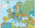 Swiftmaps Europe Wall Map GeoPolitical Edition 36x44 Laminated