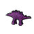 TUFFY Junior Dinosaur Stegosaurus Durable Dog Toy