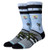 Stance Mens Crew Sock Aloha Monkey ST Light Blue Large