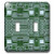 3dRose lsp2042502 Print of Circuit Board Close Up Double Toggle Switch