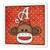 3dRose ht1028041 Cute Sock Monkey Girl Initial Letter aIron On Heat Transfer 8 by 8 for White Material