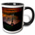 3dRose mug559284Eiffel Tower Sunset Storm Birds Silhouette Two Tone Black Mug 11 oz Multicolor