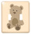 3dRose lsp2242282 Cute Teddy Bear Double Toggle Switch