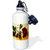 3dRose Print of Grungy Rose On PianoSports Water Bottle 21oz  21 oz Multicolor