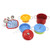 KIDAMI Kitchen Pretend Toys Stainless Steel Cookware Playset with Varieties of Pots and Pans and Cooking Utensils for Kids (Colorful) KIDAMI Kitchen Pretend Toys Stainless Steel Cookware Playset with Varieties of Pots and Pans and Cooking Utensils for Kids (Colorful)
