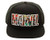 Bioworld Marvel Comic Logo Sublimated Bill Snapback Cap Hat Black